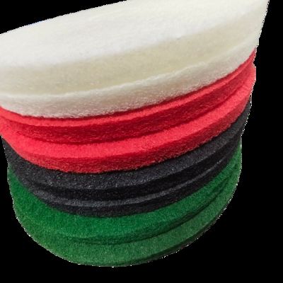 Customizable Buffing Pad with Non-woven High-Density Sponge Layer for Deburring and Multicolor Polishing