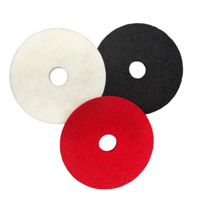 17-inch Multi-Size High-Density Polyester Polishing Pads for Professional Floor Maintenance (5 Pack)