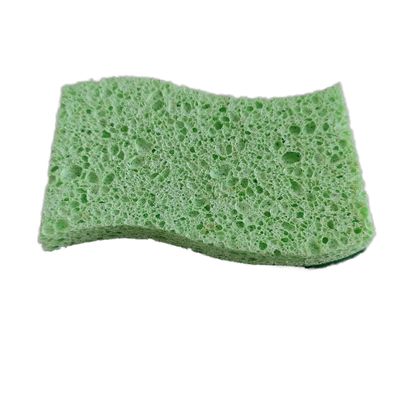 Customizable Eco-Friendly Kitchen Sponge Scourer with 100% Biodegradable Materials and Highly Effective Cleaning Power