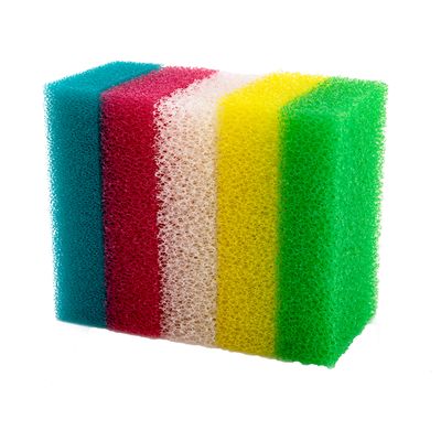 Multi-Color Filter Sponge ROHS Certified 10-45PPI Selection For Multiple Uses