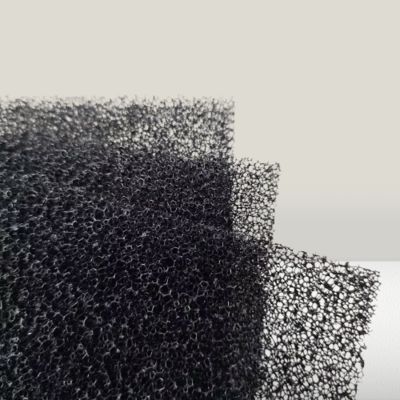 Black 35 PPI Biodegradable Filter Sponge for Household and Commercial Use - Factory Direct Sales