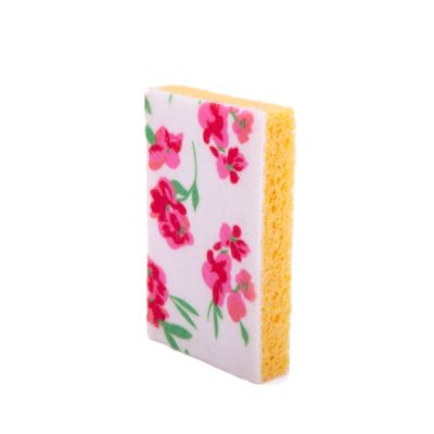  Printed Cellulose Cleaning Sponge Natural Material For Kitchen Bath Use
