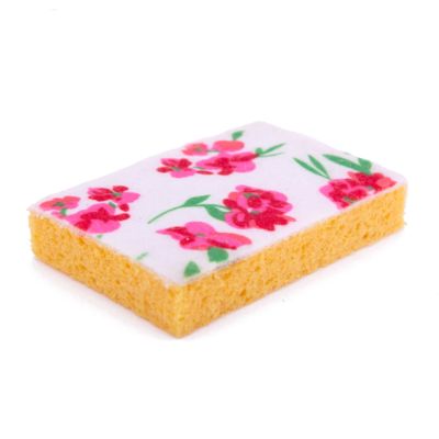 Printed Cellulose Cleaning Sponge Natural Material For Kitchen Bath Use