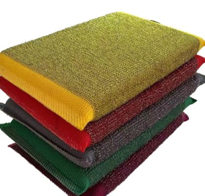 Heavy-Duty Sponge scrubber with Scouring Pad for Kitchen