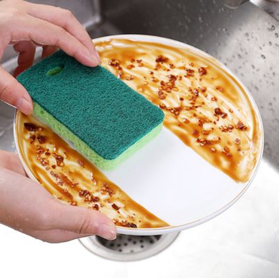 Natural Green Cellulose Sponge High Absorbency for Kitchen Cleaning