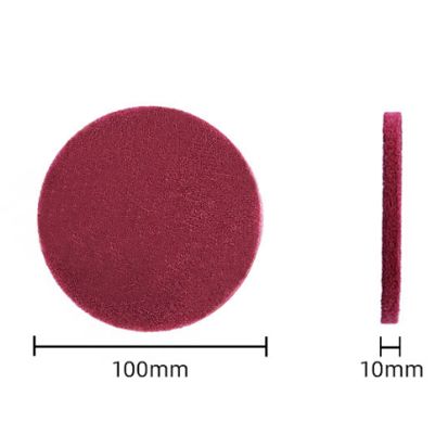 Heavy Duty Red Round Scouring Pad Non-Scratch for Cookware