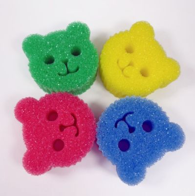 Heat Reactive Sponge Pad , Multi-color Shift For House Wiping