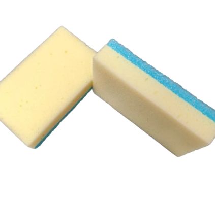 Temperature Sensitive Color Changing Kitchen Sponge Mixed Material Scrubber