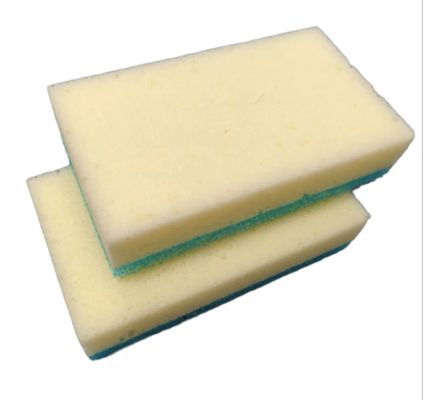 Temperature Sensitive Color Changing Kitchen Sponge Mixed Material Scrubber