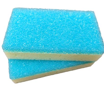 Temperature Sensitive Color Changing Kitchen Sponge Mixed Material Scrubber