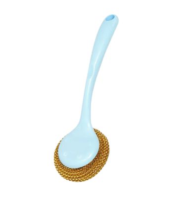 Stainless Steel With Plastic Handle For Pots Pans Grill Kitchen Cleaning