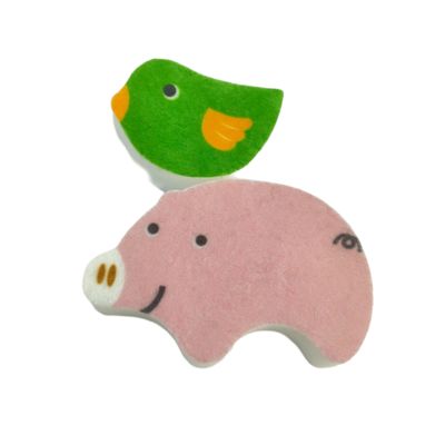 Custom Animal Print Nano Magic Sponges Soft Scrubber For Household Cleaning