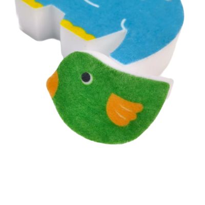 Custom Animal Print Nano Magic Sponges Soft Scrubber For Household Cleaning