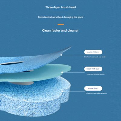 Convenient disposable toilet sponge refills designed for efficient cleaning and maintenance.