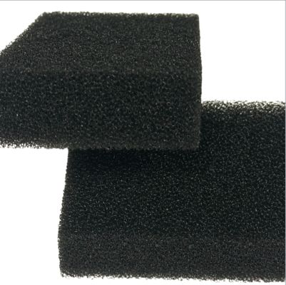 High-Density Chemical Resistant Black Filter Sponge with Customizable Porosity 10-100 PPI for Aquarium & Pond