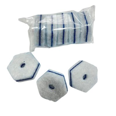 Disposable toilet brush replacement heads, large quantities, with built-in cleaning liquid