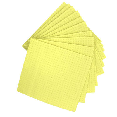 Absorbent Lint-Free Streak-Free Wood Pulp Cotton Rags for Multi-Surface Cleaning