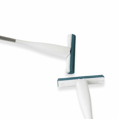 Compact Size Customizable Bathroom Mop In White And Blue With PP Material For Easy Cleaning