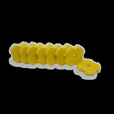 Disposable Toilet Brush Replacement Pad with Perfect Fit No-Touch Hygienic High-Density Foam for Secure Cleaning