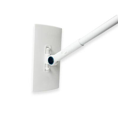 Self-Clamping 23cm Microfiber Mop with 360-Degree Swivel for Effortless Floor Cleaning