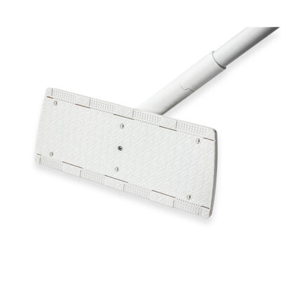 Self-Clamping 23cm Microfiber Mop with 360-Degree Swivel for Effortless Floor Cleaning