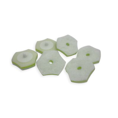 Pre-Soaped Hygienic Disposable Toilet Brush Head for Scratch-Free Efficient Cleaning