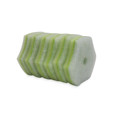 Pre-Soaped Hygienic Disposable Toilet Brush Head for Scratch-Free Efficient Cleaning