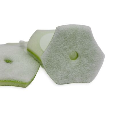 Pre-Soaped Hygienic Disposable Toilet Brush Head for Scratch-Free Efficient Cleaning