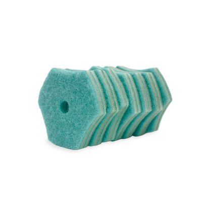 Pre-Moistened Disposable Toilet Brush Refill with Strong Stain Removal and No Residue for Hygienic Cleaning