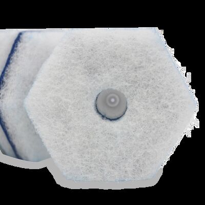 Disposable Toilet Brush Sponge Heads with Built-in Cleaning Gel, Strong Cleaning Power, and Antibacterial Properties for Hygienic Cleaning