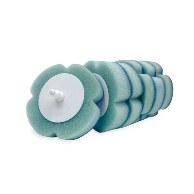 Pre-Soaped Hygienic Disposable Toilet Brush Head Refills with Universal Compatibility