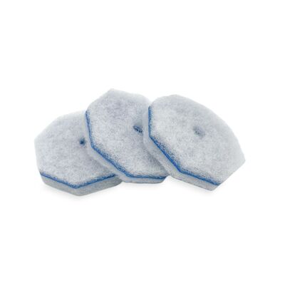 Odor-Free Dissolvable Toilet Brush Replacement Heads with Powerful Scrubbing for Hygienic Cleaning