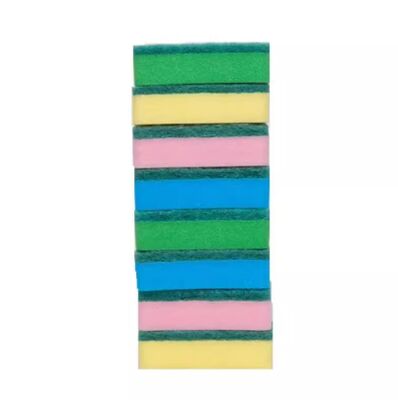 Dual-Sided Non-Scratch Eco-Friendly Kitchen Sponge and Dish Scrubber for Heavy-Duty Cleaning