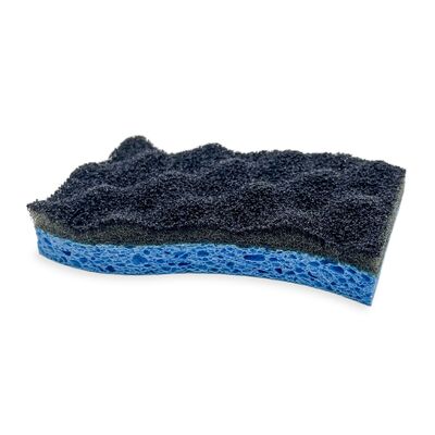 Textured Surface Dual-Sided Biodegradable Cellulose Sponge Scourer for Efficient Cleaning