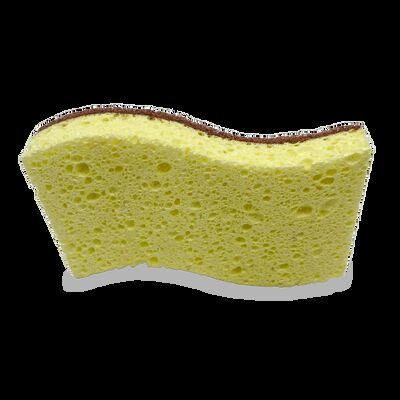 Biodegradable Anti-Odor Dual-Layer Sisal Scouring Pad and Cellulose Sponge Scourer for Eco-Friendly Dishwashing