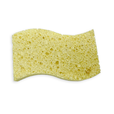 Dual-sided Eco-Friendly Highly Absorbent Cellulose Sponge Scourer for Kitchen Dish Cleaning