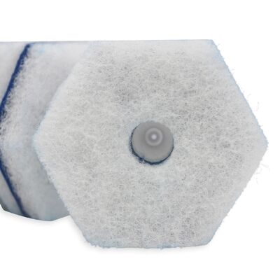 White Disposable Toilet Cleaning Heads with Built-in Cleaning Liquid for Hygienic Design and Flexible Texture