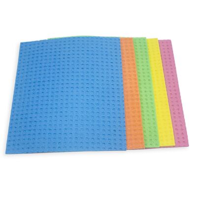 Quick-Dry Biodegradable Odor-Resistant Cellulose Sponge for Kitchen Cleaning