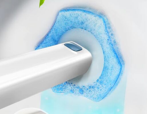 Disposable Toilet Brush Set with 48 Replacement Heads and Custom Logo Printing - Factory Direct