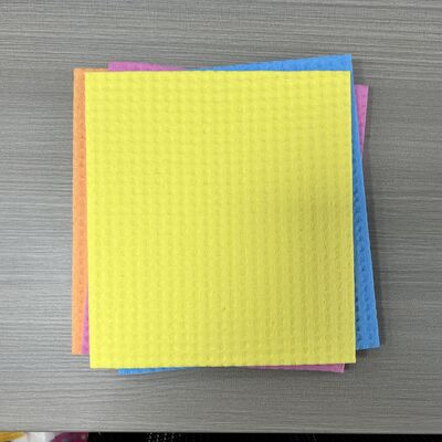 Biodegradable and Compostable Cellulose Sponge Cloth - Highly Absorbent Kitchen Cleaning Scourer