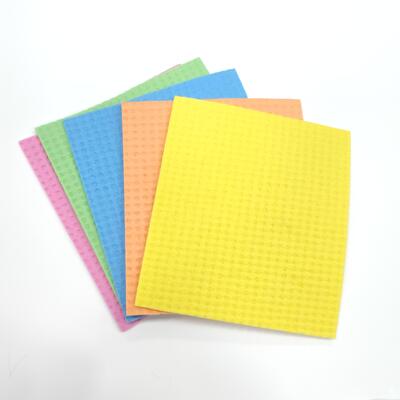 Biodegradable and Compostable Cellulose Sponge Cloth - Highly Absorbent Kitchen Cleaning Scourer