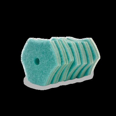 Sponge Toilet Brush Replacement Head Built-in Detergent Soft Color Customizable
