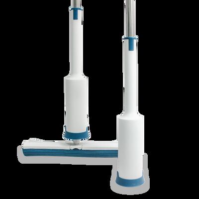 Sponge Mop with Squeeze Handle: Super Absorbent & Durable for Hard Floors.