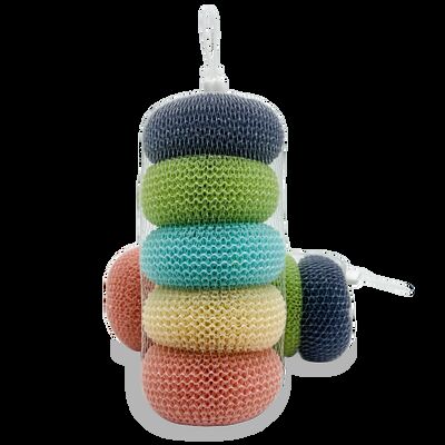 पीई और टीपीआर सफाई गेंद: टिकाऊ, खरोंच-मुक्त और जिद्दी रसोई की गंदगी के लिए प्रभावी।