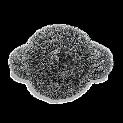 Stainless Steel Wool Scourer: Durable, Rust-Resistant & Tough on Burnt-On Food.