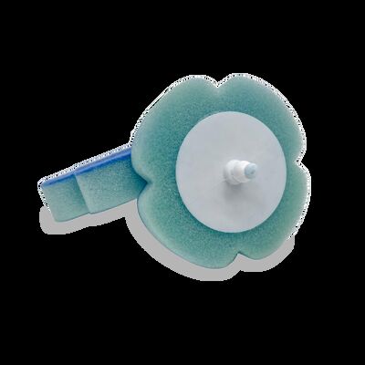 Press On Toilet Brush Head Disposable Sponge With Instant Activating Cleaning Agents
