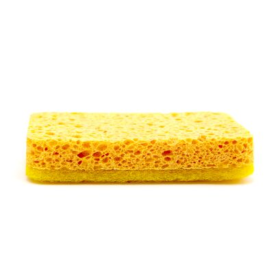 Double-sided kitchen cleaning sponge, scratch-resistant wood pulp sponge, heavy-duty dishwashing sponge, suitable for pots, pans, sinks, and other kitchen utensils.