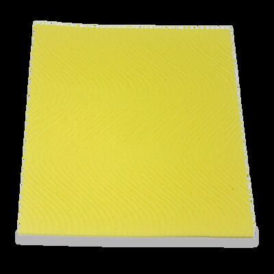 Brightly colored compostable wood pulp cleaning cloths, highly absorbent and reusable cellulose dishcloths, suitable for kitchen, bathroom and household cleaning.