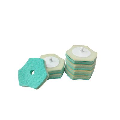 Factory wholesale disposable toilet brush replacement heads, soluble replacement heads, suitable for bathroom cleaning.