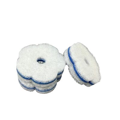 Disposable toilet brush replacement heads, no-rinse toilet cleaning brush heads